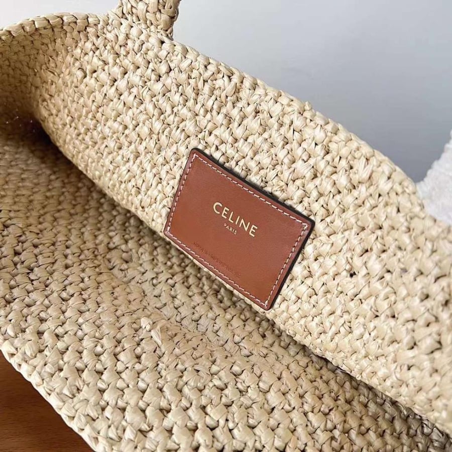سيلين Triomphe Straw bag مقاس 23cm