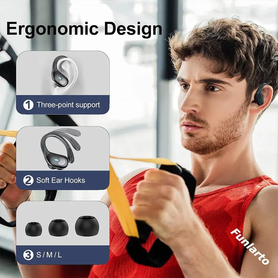 سماعات رياضية IPX7 بلوتوث
