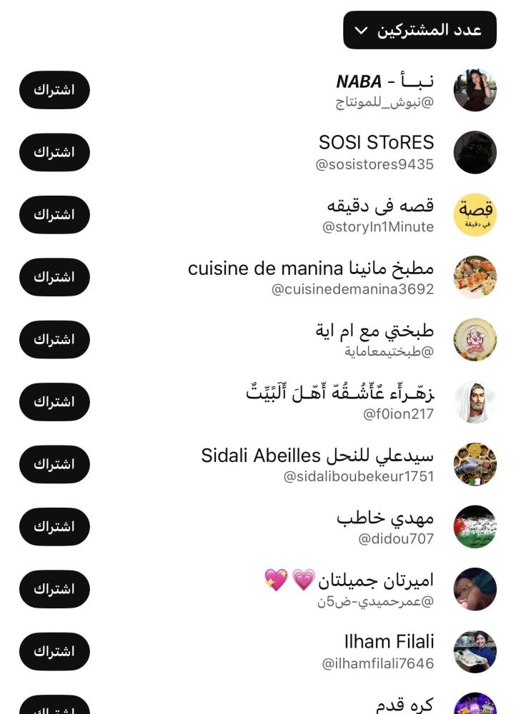 قناة يوتيوب 29K الف مشترك