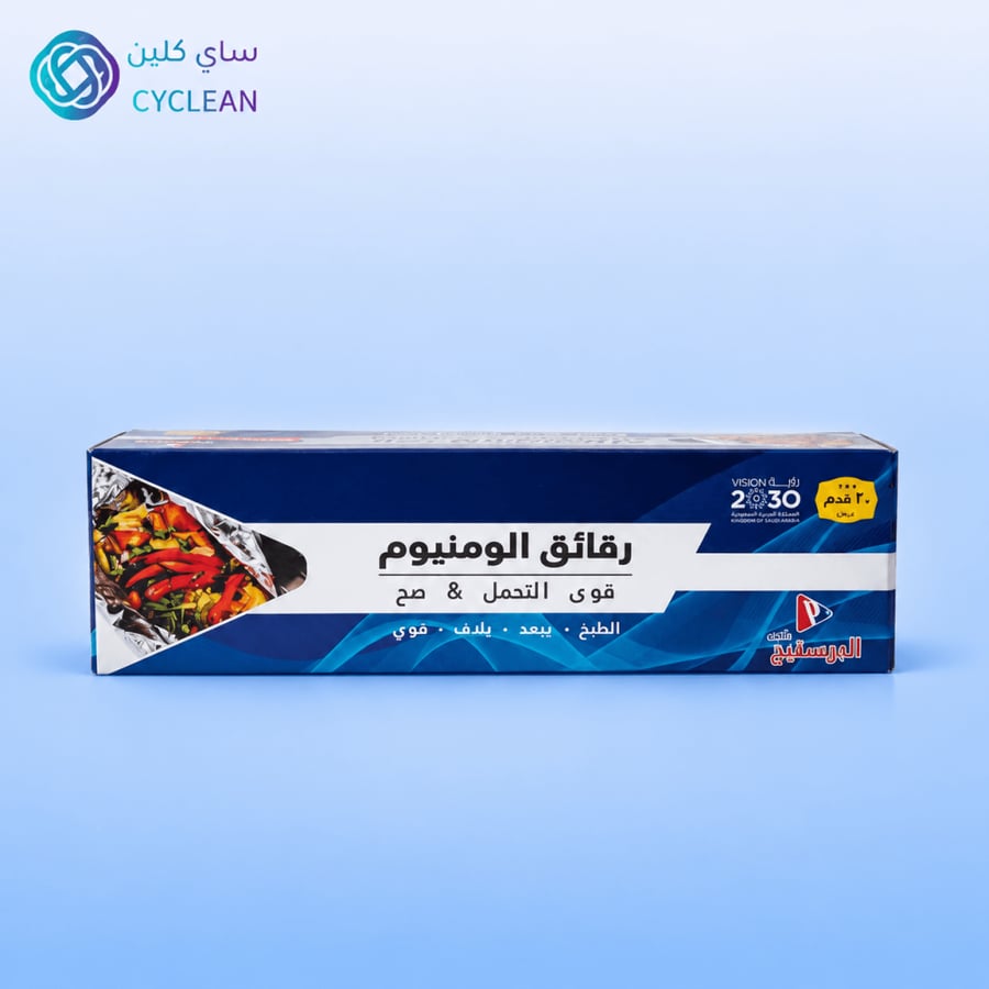 رقائق الألمنيوم - قصدير - 30 سم - 1.5 كجم