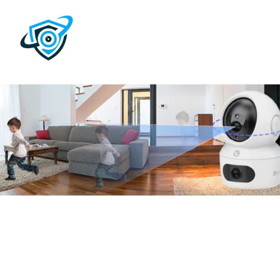 EZVIZ H7c Dual 2K – كاميرا مراقبة داخلية بعدستين
