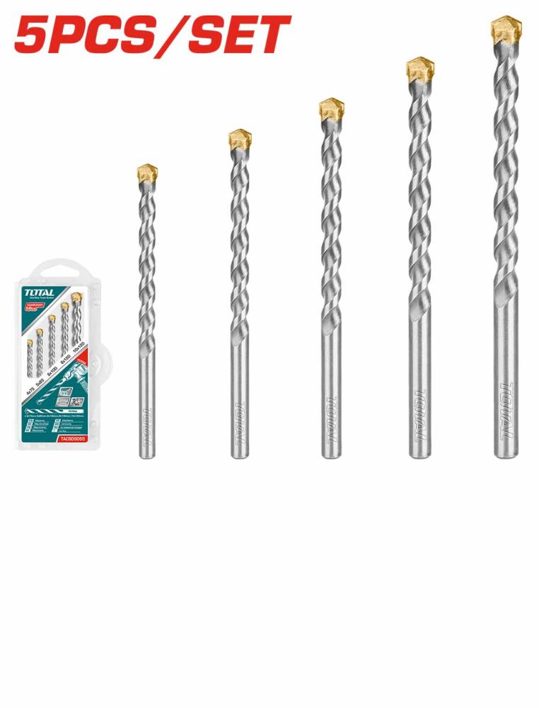 Wall feather set 5 pieces 4-5-6-8-10mm - Total TACSD5055