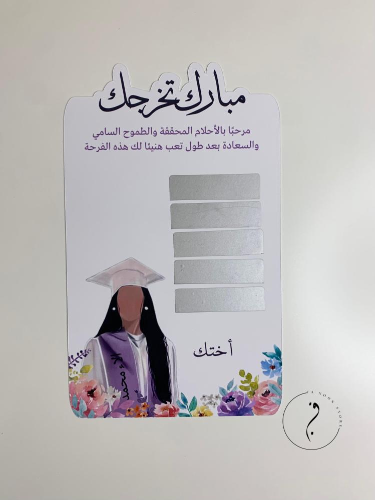 كرت أكشط المفاجآت منوعة ملف رقمي