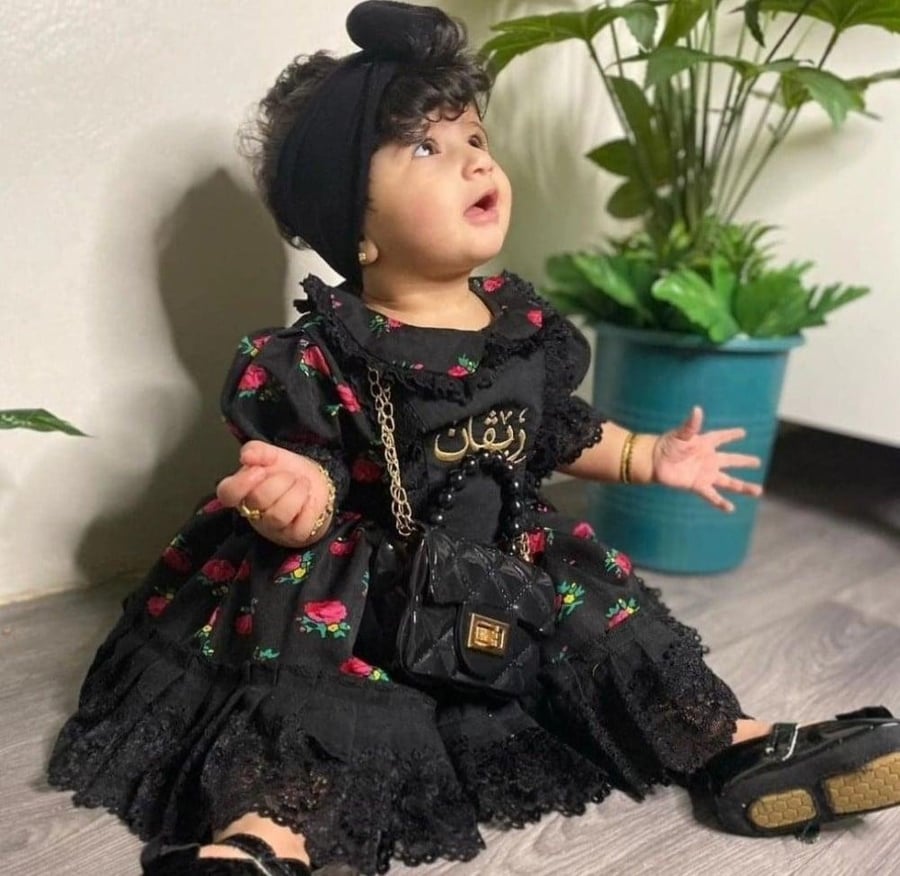 فستان بناتي شالكي دانتل