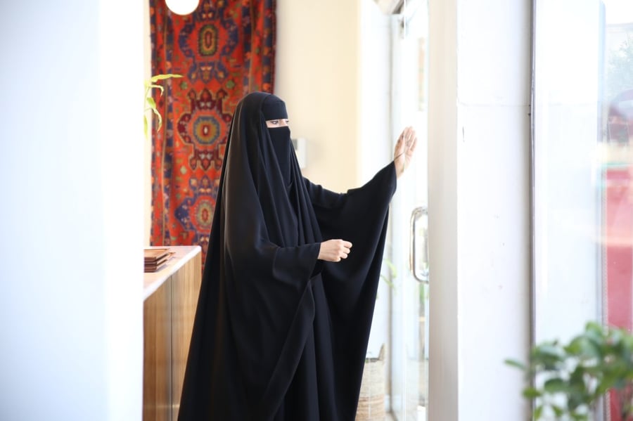 عباية رأس +  نقاب اسلامي مجاناً