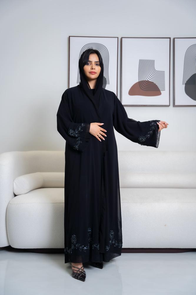 Haree layered abaya