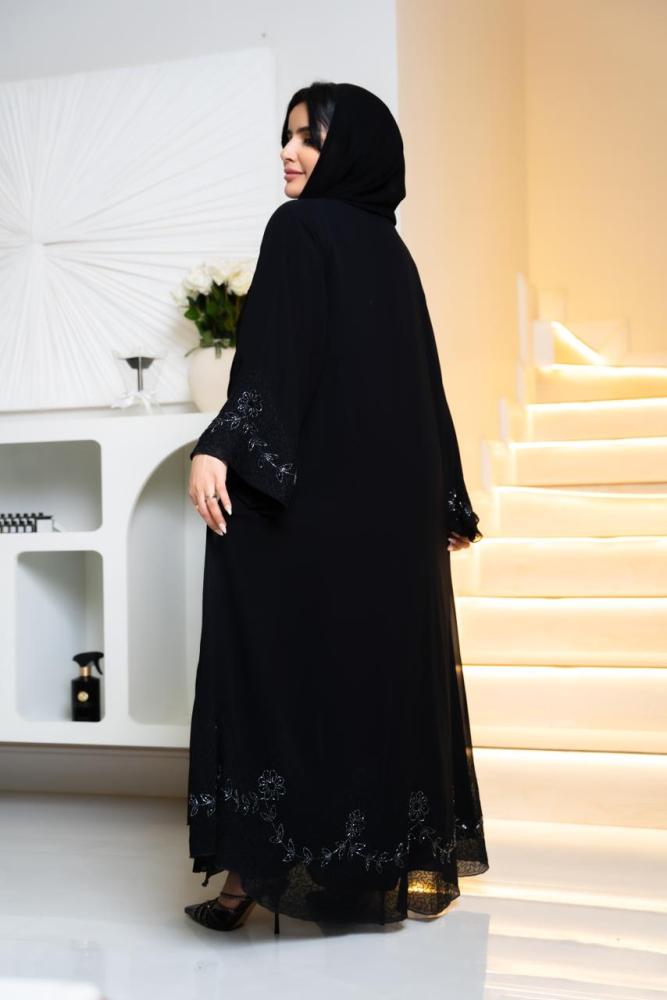 Haree layered abaya