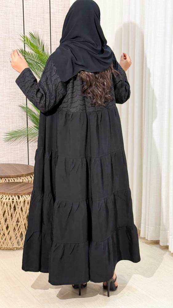 عباية ركامه اسود