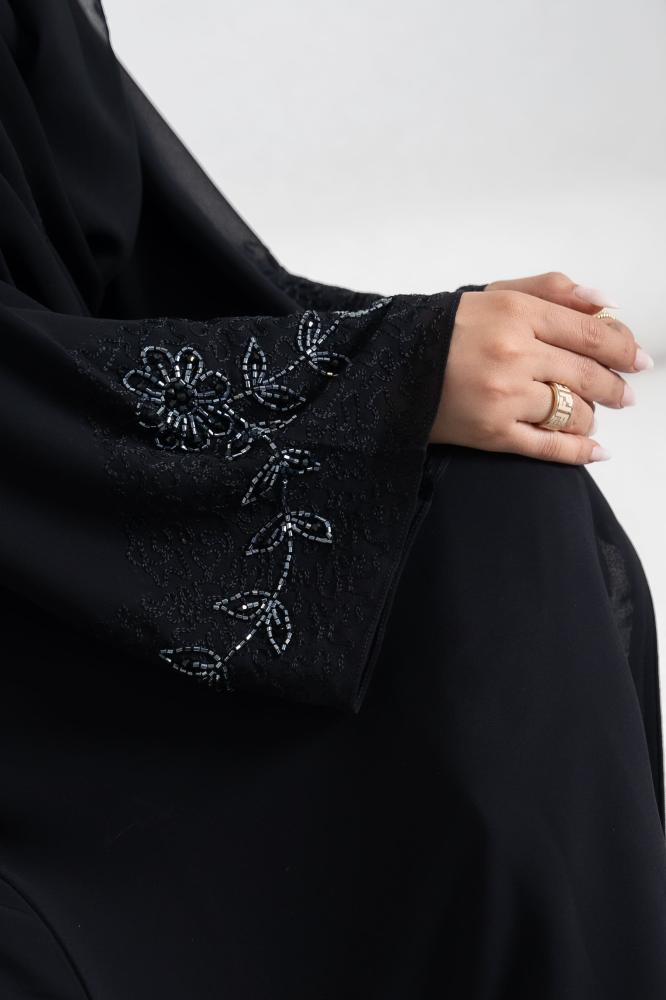 Haree layered abaya