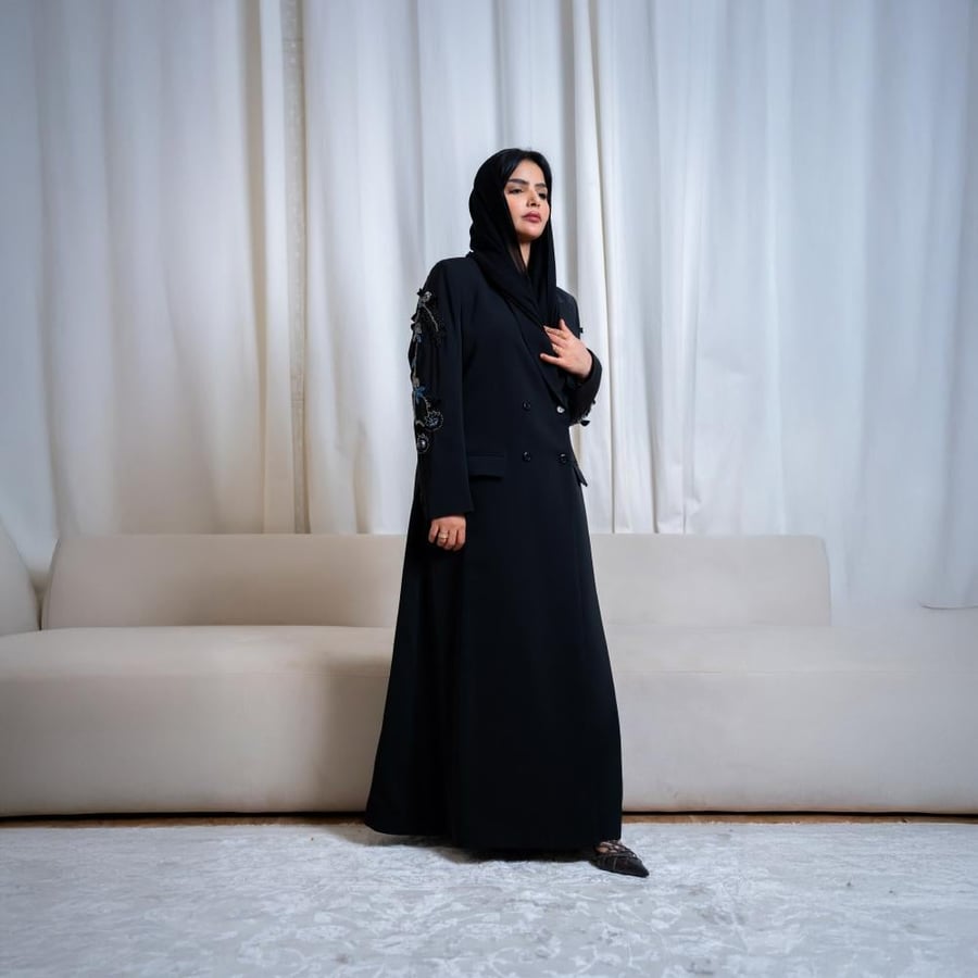 Embroidery abaya