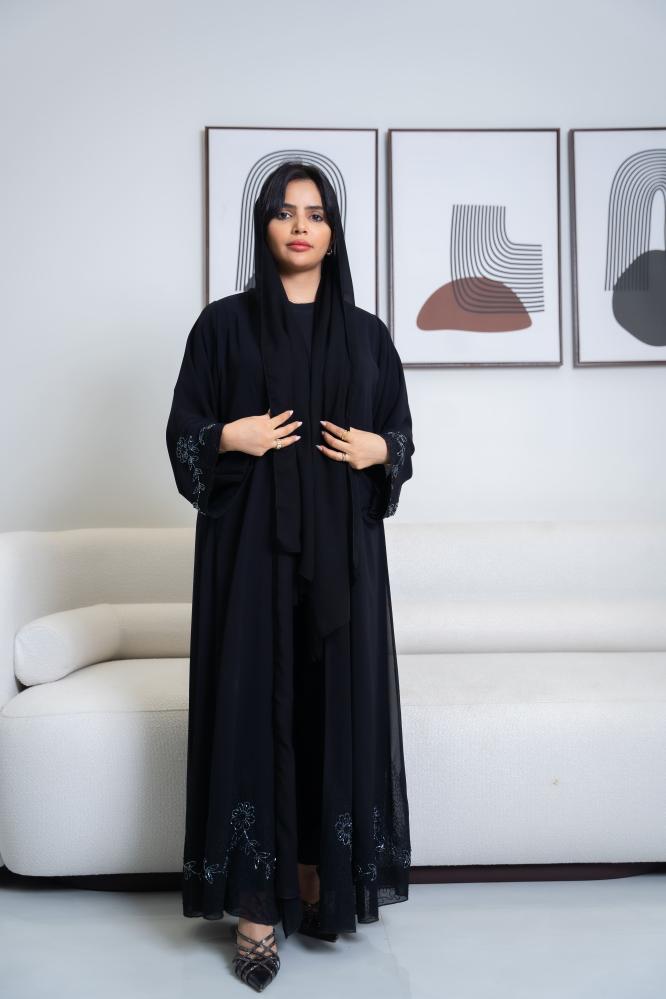 Haree layered abaya
