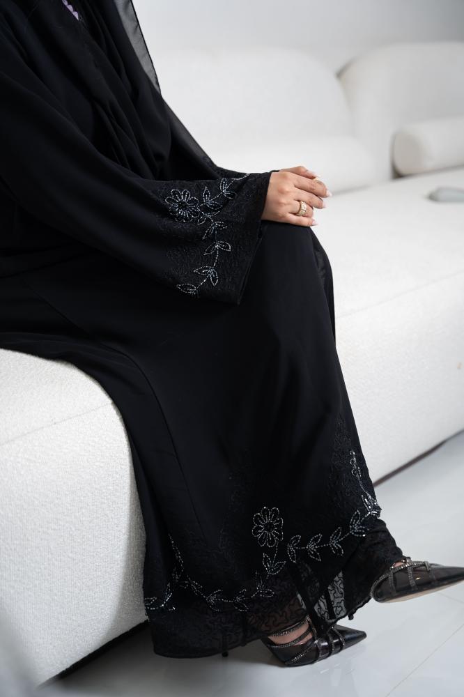 Haree layered abaya
