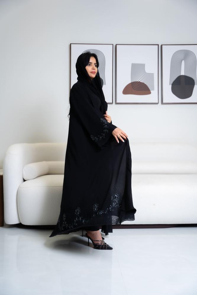 Haree layered abaya