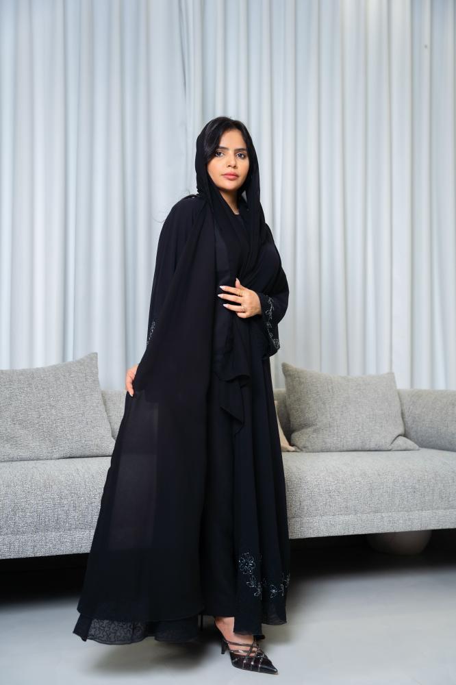Haree layered abaya