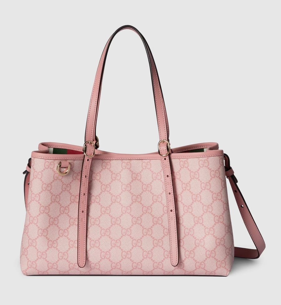 GG Emblem Medium Tote Bag