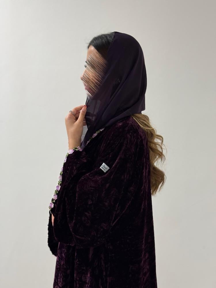 مخمل مموج ليلكي