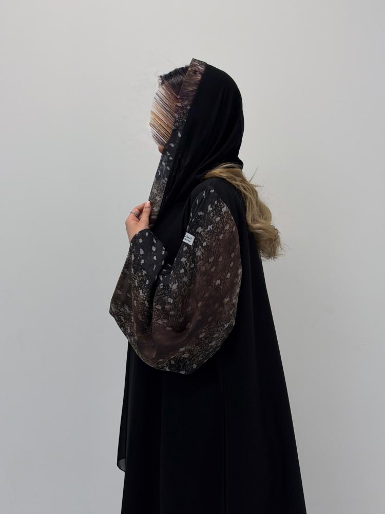 كتان مع شيفون غزال