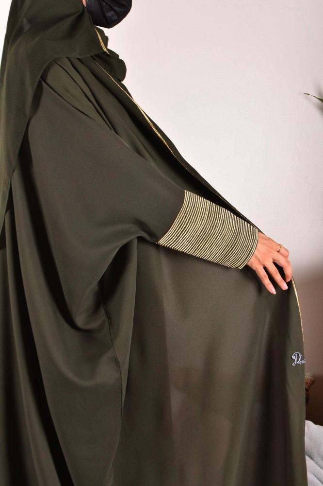 عبآية الاء 1 اسود تطريز اسود