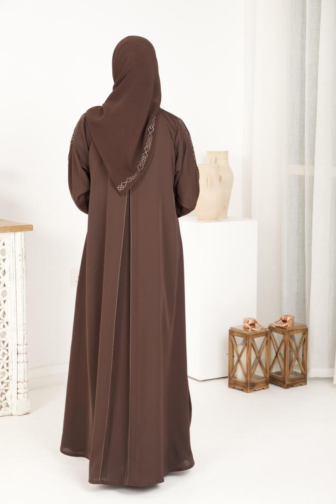 K brown abaya