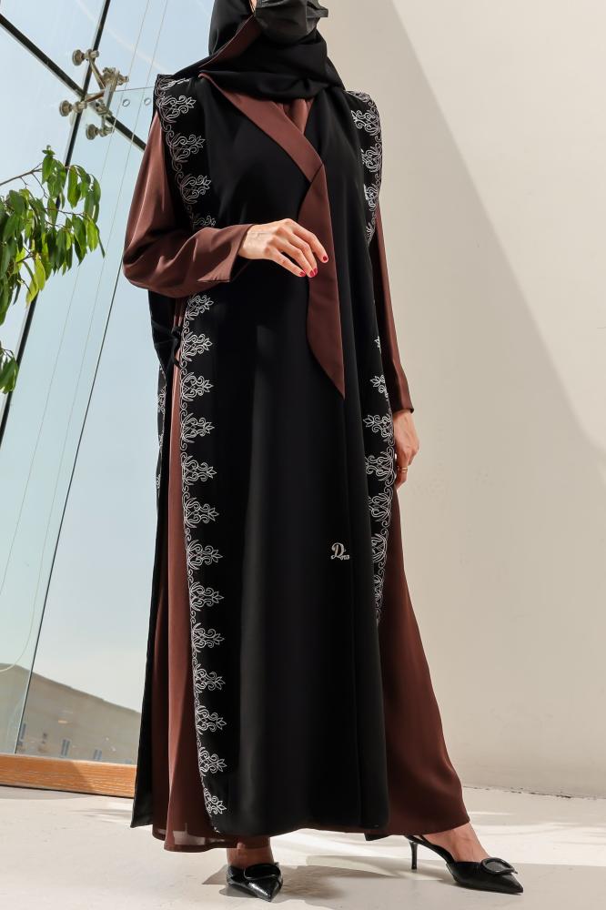 Formal abaya 3 brown