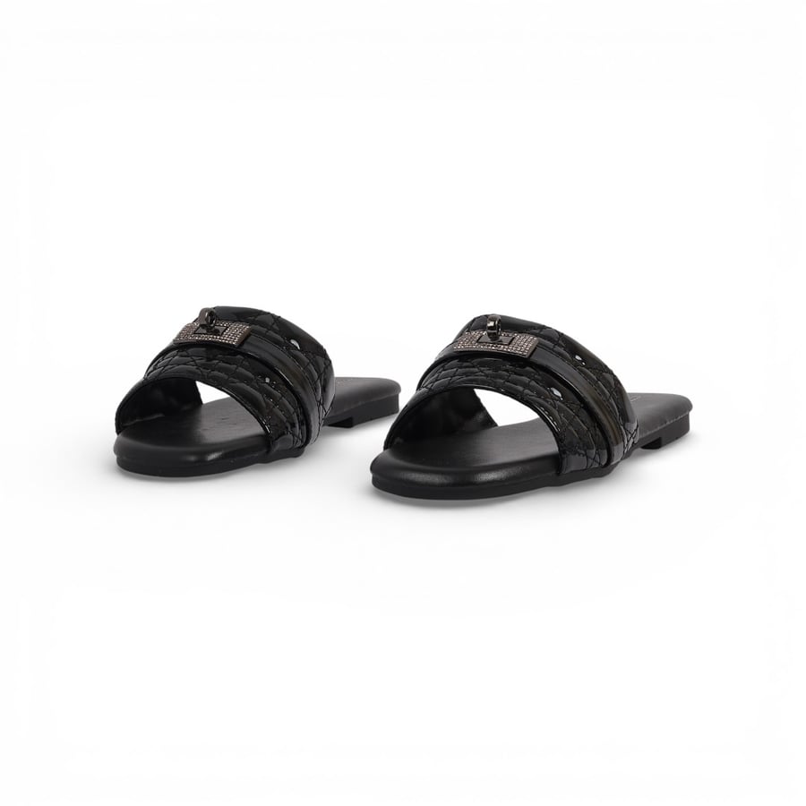 Slipper slide slipper from Madeline - black