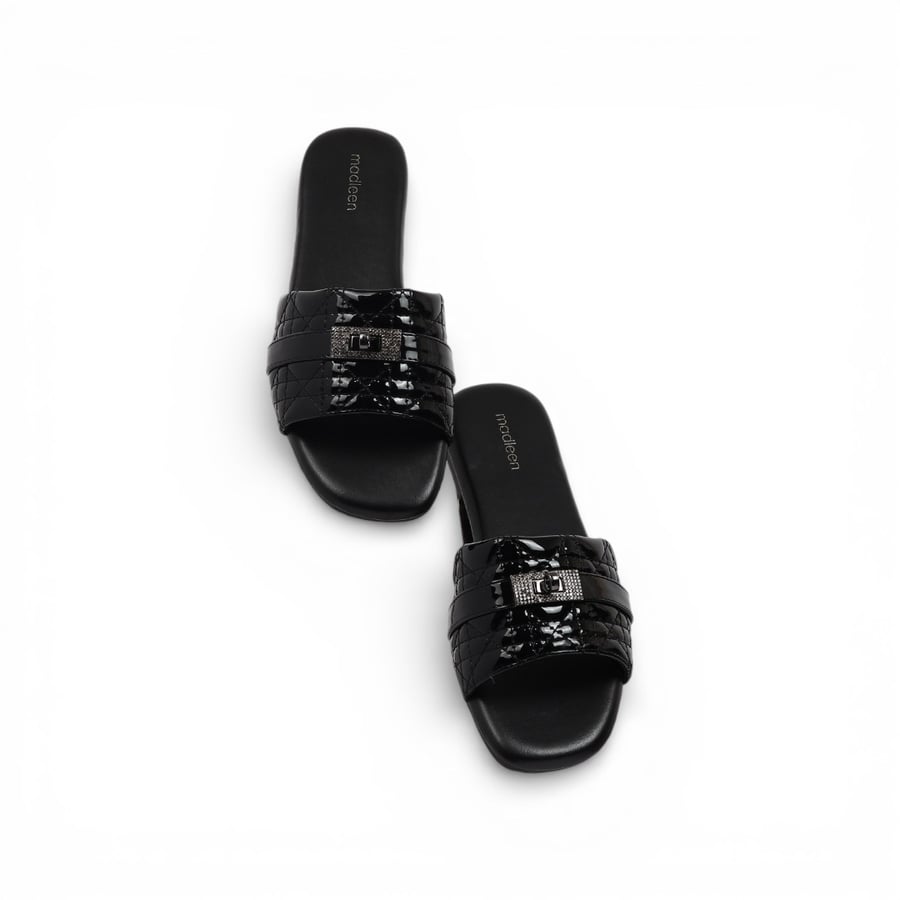 Slipper slide slipper from Madeline - black