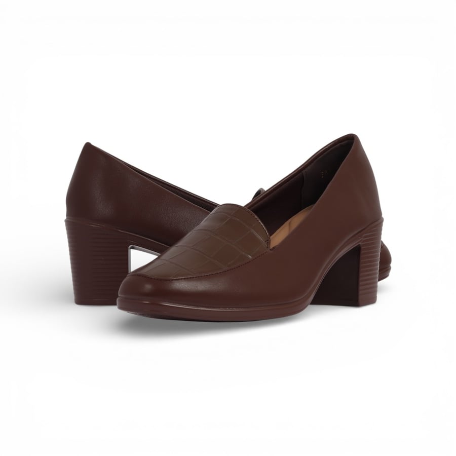 Madeline heel shoes - Mocha