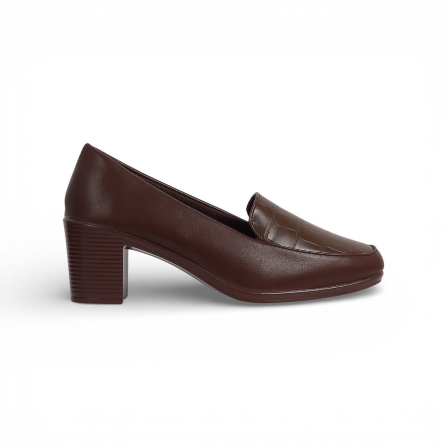 Madeline heel shoes - Mocha