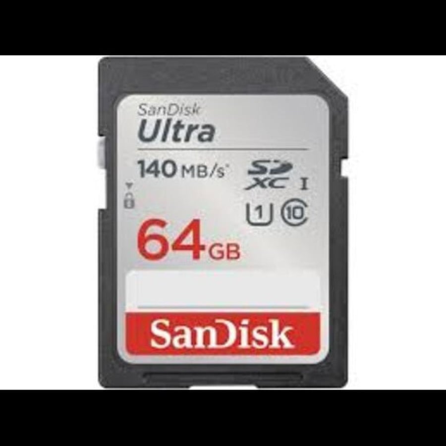 بطاقة مايكرو SD سعة 64GB الترا UHS بسرعة قراءة 140 ميجابايت ع ثانية من سانديسك - SDSQUAC-256G-GN6MN