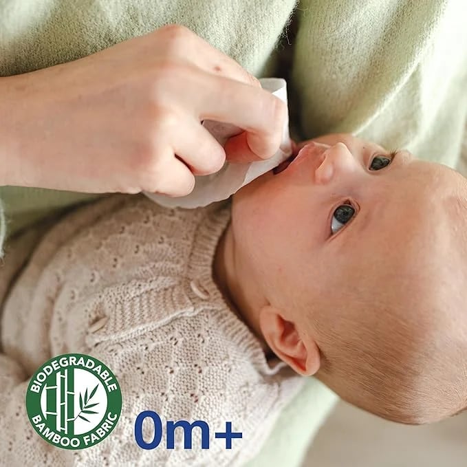 Dr. Talbot's Eco Bamboo د.تالبوت مناديل تنظيف لثة المواليد الطبيعية (كيس واحد)