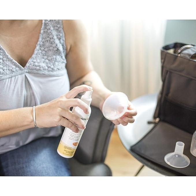 Medela Quick Clean بخاخ ماديلا المعقم الفوري لا يحتاج للغسيل لأجزاء الشفاط و الرضاعات و المصاصات و الألعاب