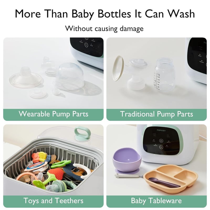 Momcozy – KleanPal Pro Baby Bottle Cleaner | Washer, Sterilizer & Dryer in One – BS003