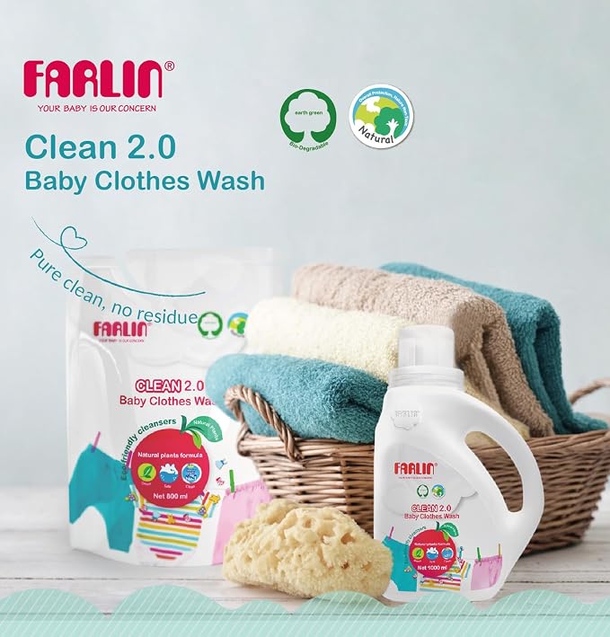 Farlin -فارلين كلين 2.0 لغسول ملابس الأطفال – 2800 مل