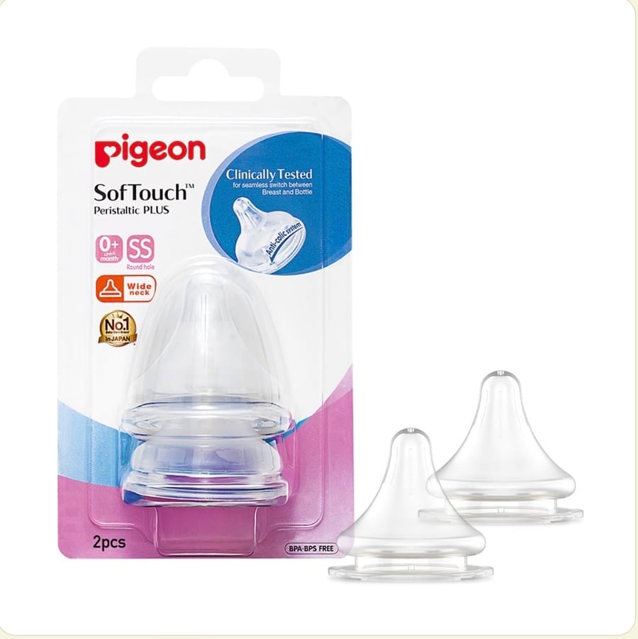 Pigeon | SoftTouch Shape - 0+ Months - 2 Pieces