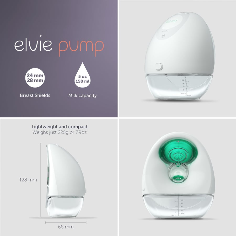 Elvie -أقوى شفاط ملبوس مزدوج