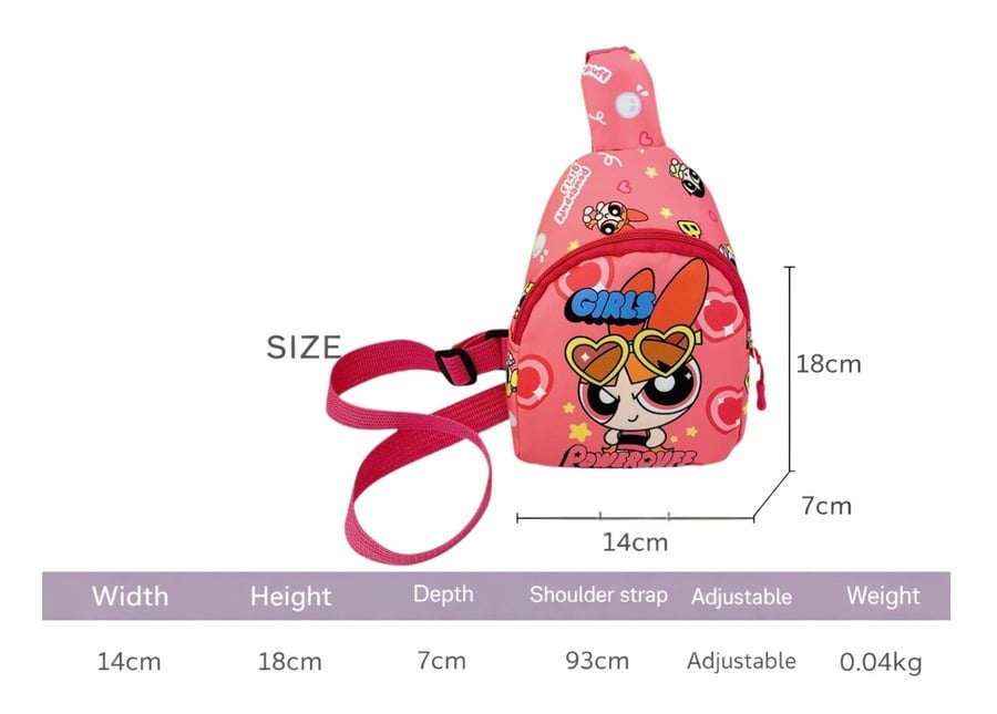 Girls' Bag for Kids - Powerpuff Girls