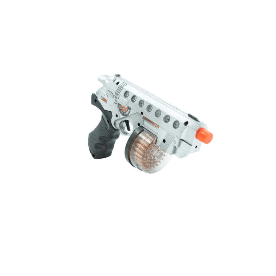 Super Power pistol with lights, music, and rotating ammunition (KB5789)
