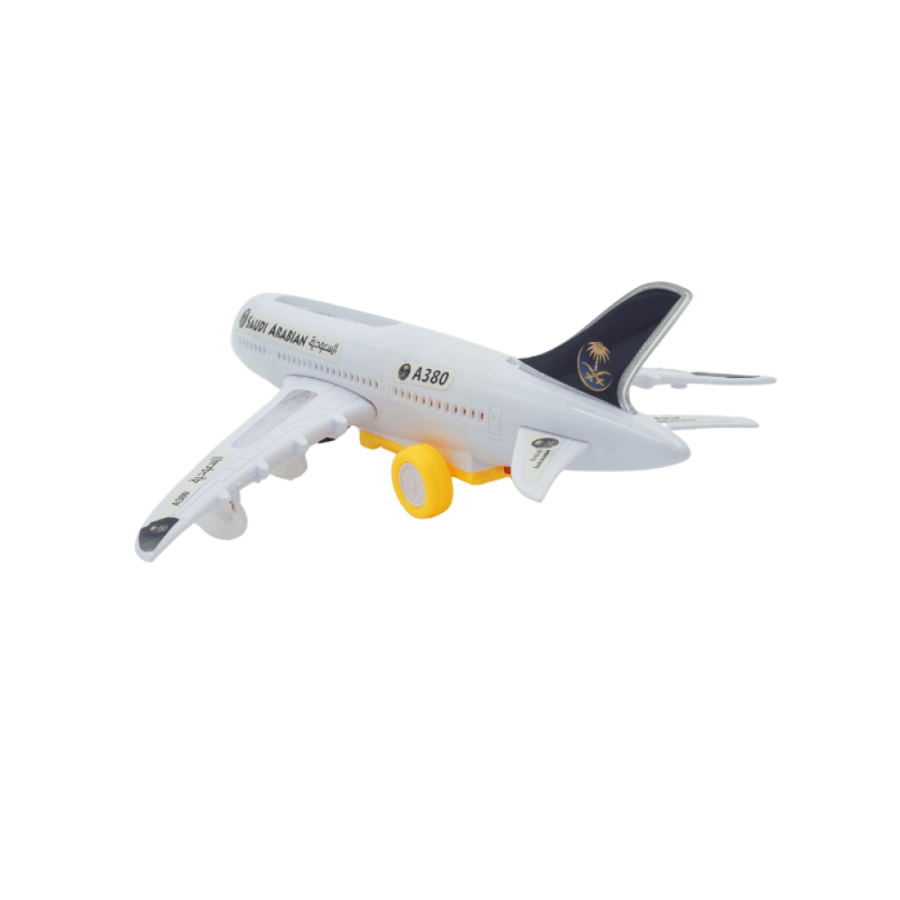 طائرة الخطوط الجوية السعودية إيرباص A380 مع أضواء وموسيقى عربية (KB5012A)