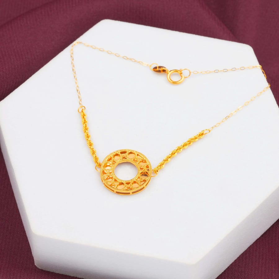 سوراة نسائي ذهب عيار 21 (B248)