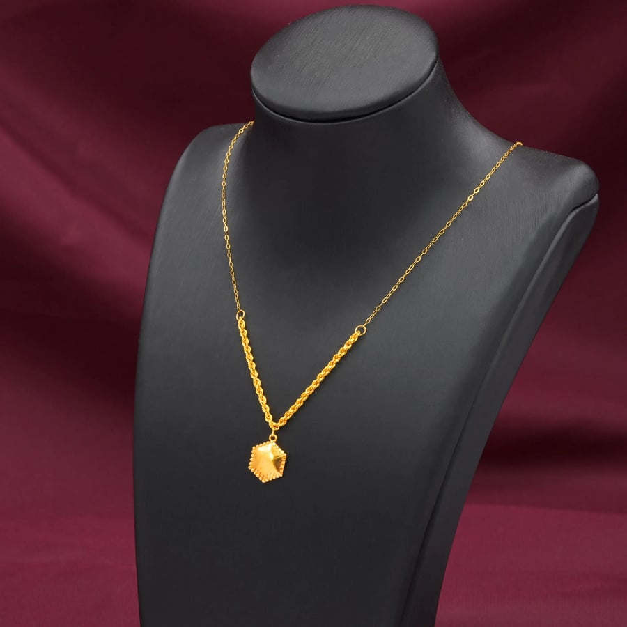 عقد ذهب البصمة عيار 21 (N303)