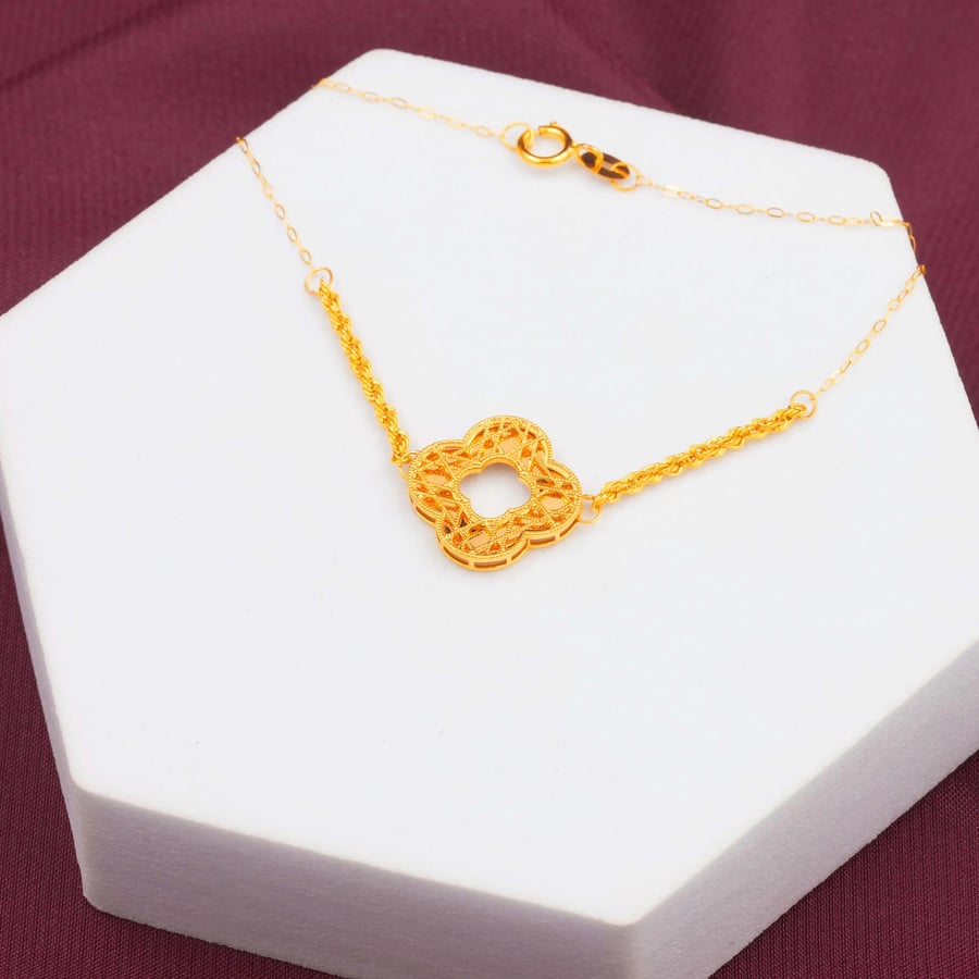 سوراة نسائي ذهب عيار 21  (B249)
