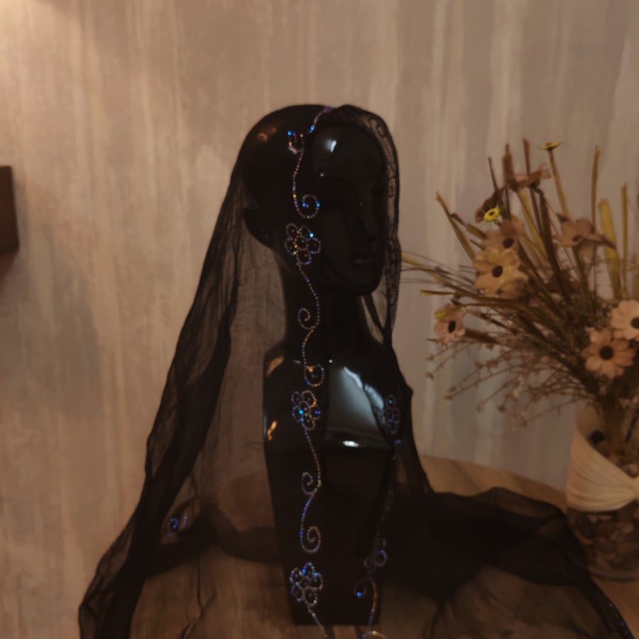 طرحة كرستال شاش