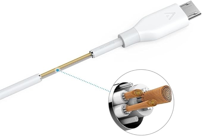 كابل من أنكر بطول 1.83 متر نوع USB متوافق مع الهواتف