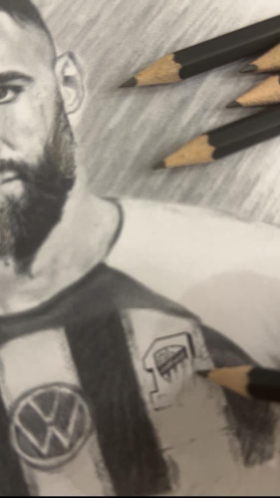 رسمه بقلم الرصاص + تصوير فديو