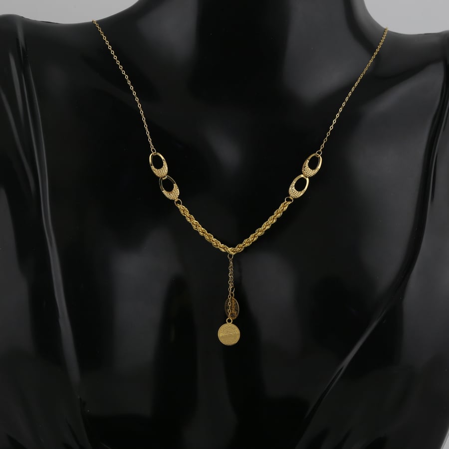 عقد ذهب عيار 21 (N754)