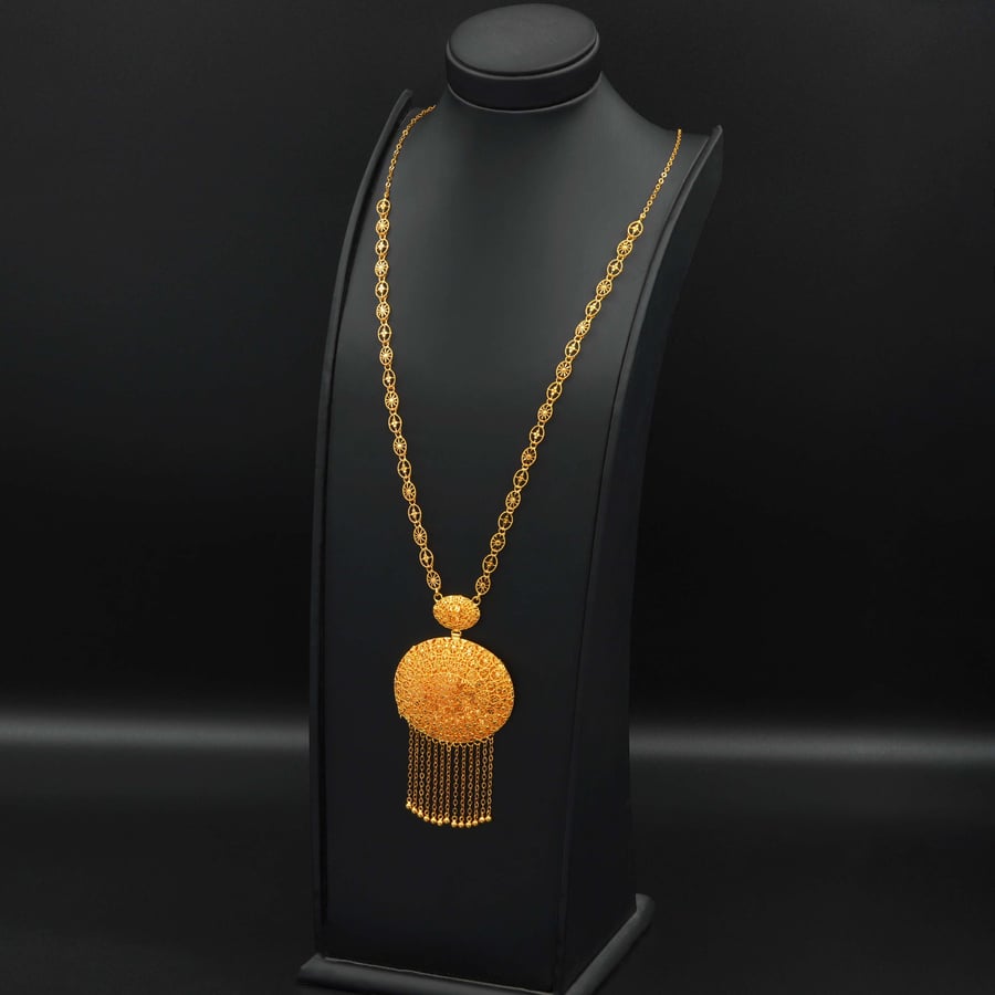 سبحة ذهب نسائي عيار 21 (N1609)