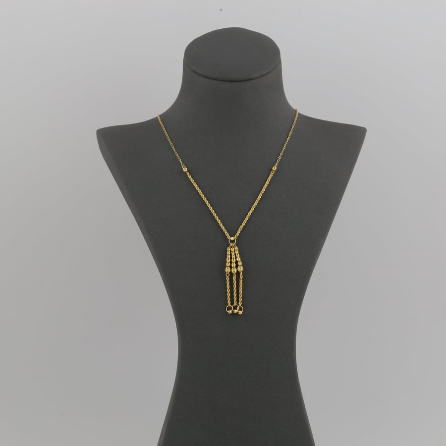 سبحة ذهب عيار 21 (N704)