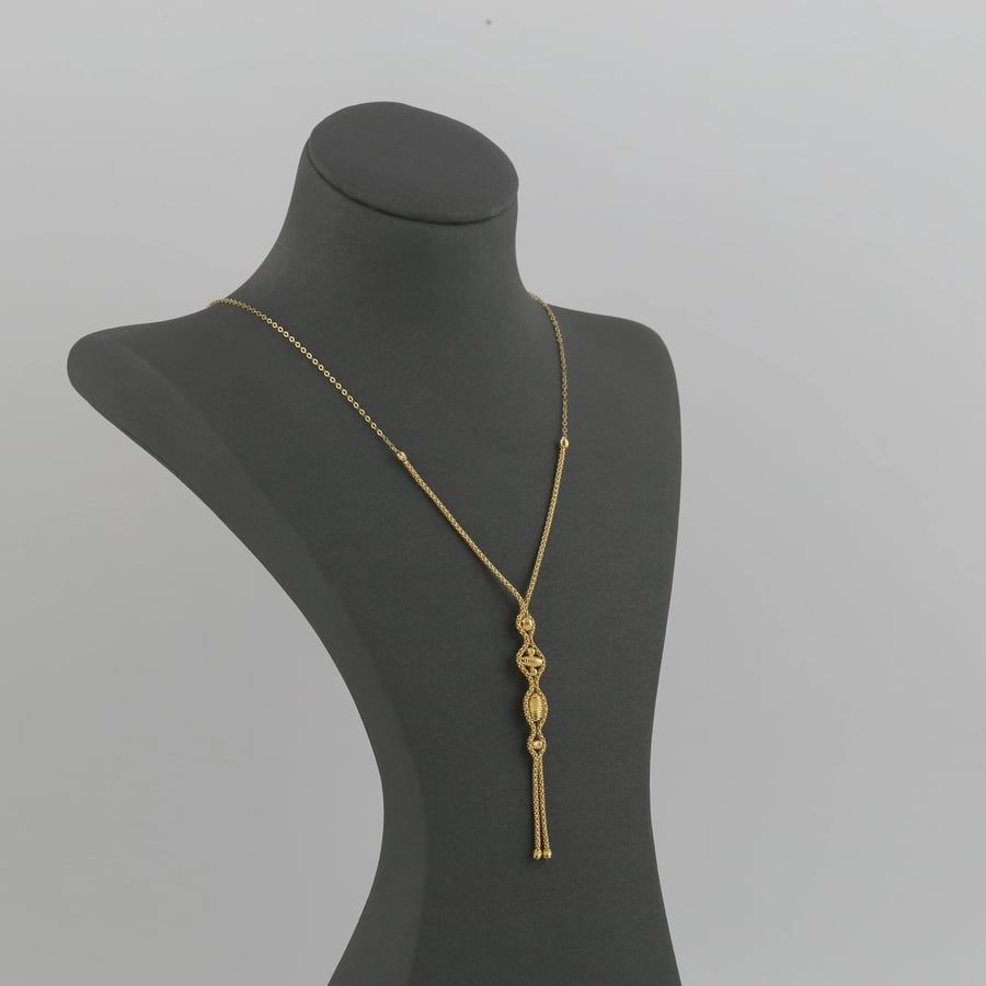 عقد ذهب عيار 21 (N720)