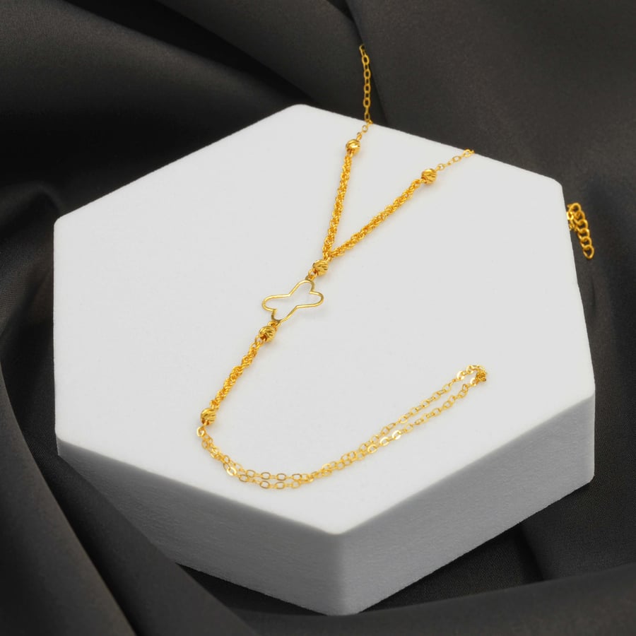 كف ذهب فراشة عيار 21 (B1816)