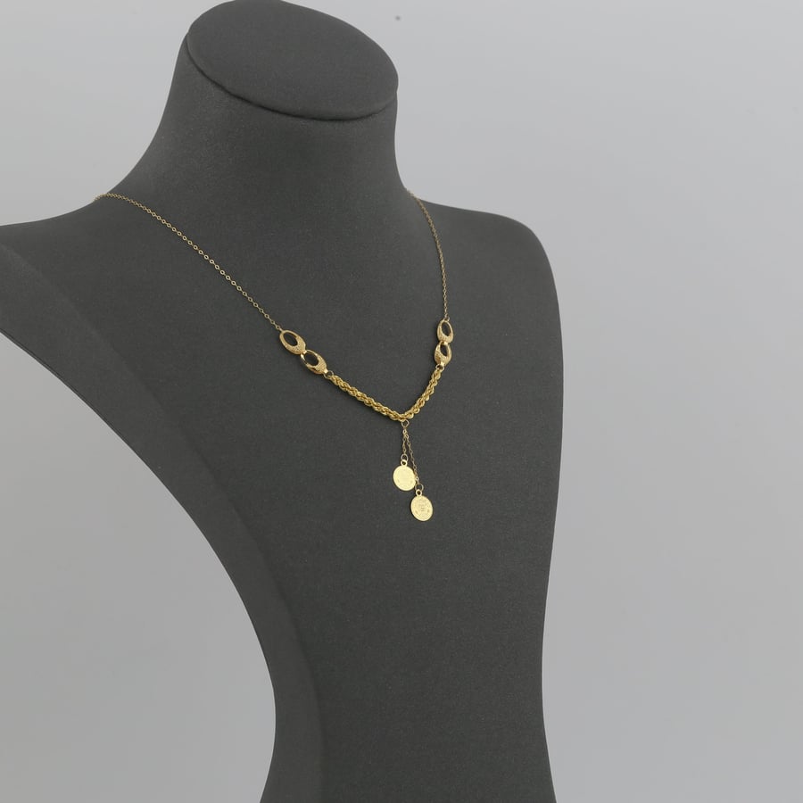 عقد ذهب عيار 21 (N754)